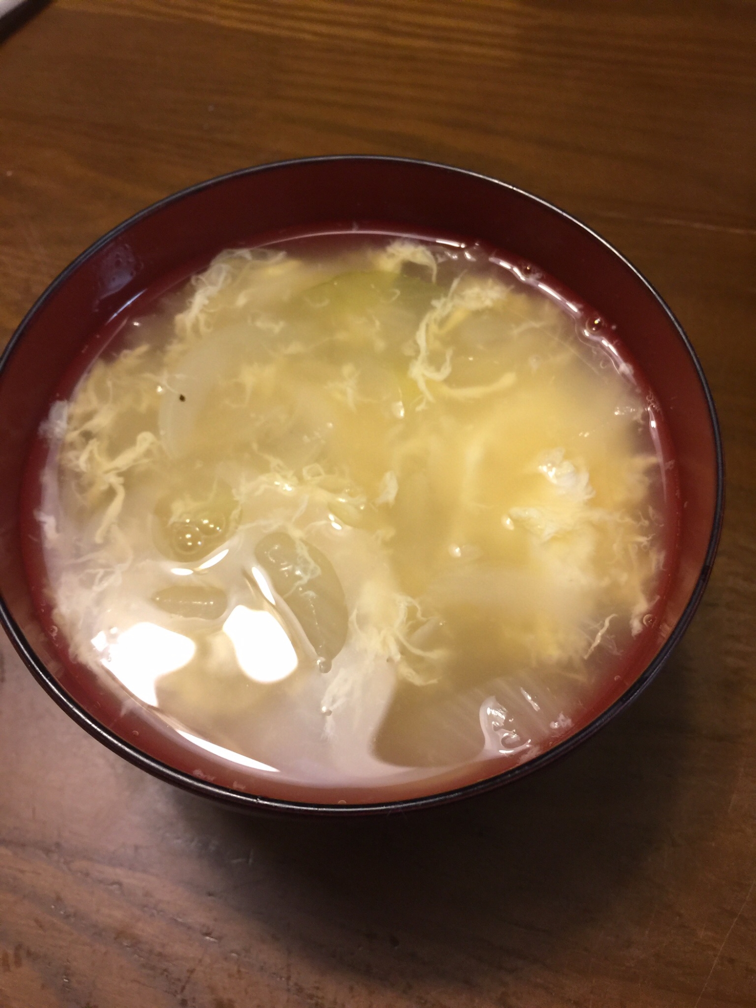スライス玉ねぎのスープ