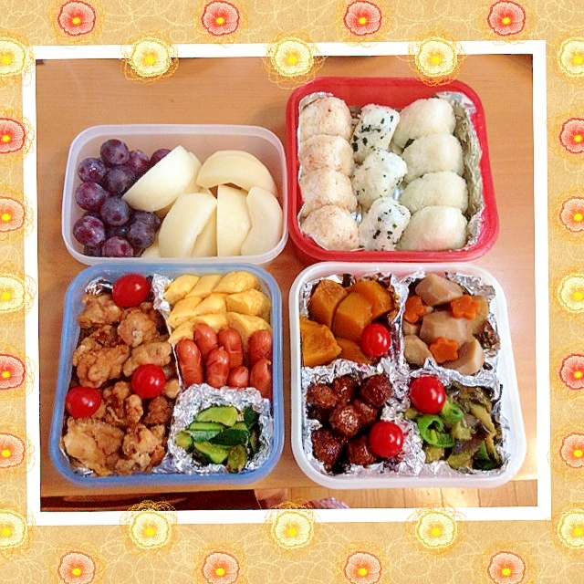 運動会のお弁当2013☆覚書