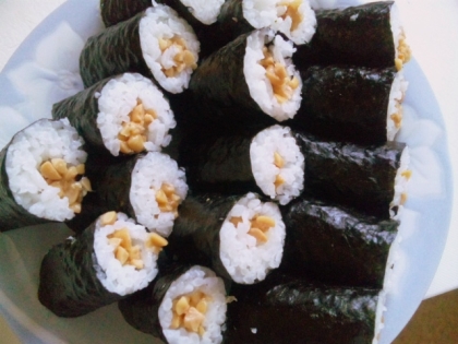 洗い物を少なく作る 納豆巻き レシピ 作り方 By Alohawaii 楽天レシピ