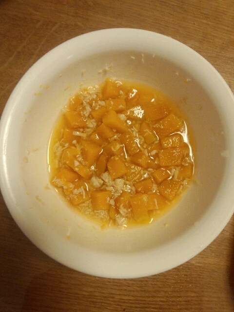 離乳食 中期 マグロとかぼちゃの野菜スープ煮 レシピ 作り方 By Koko0730 楽天レシピ