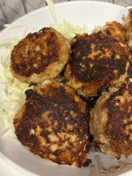 春キャベツの焼きメンチカツ♪