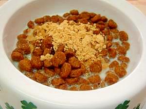 超簡単犬の朝ごはん きな粉ミルク レシピ 作り方 By ふじこ103 楽天レシピ 超簡単犬の朝ごはん きな粉ミルク レシピ 作り方 By ふじこ103 楽天レシピ