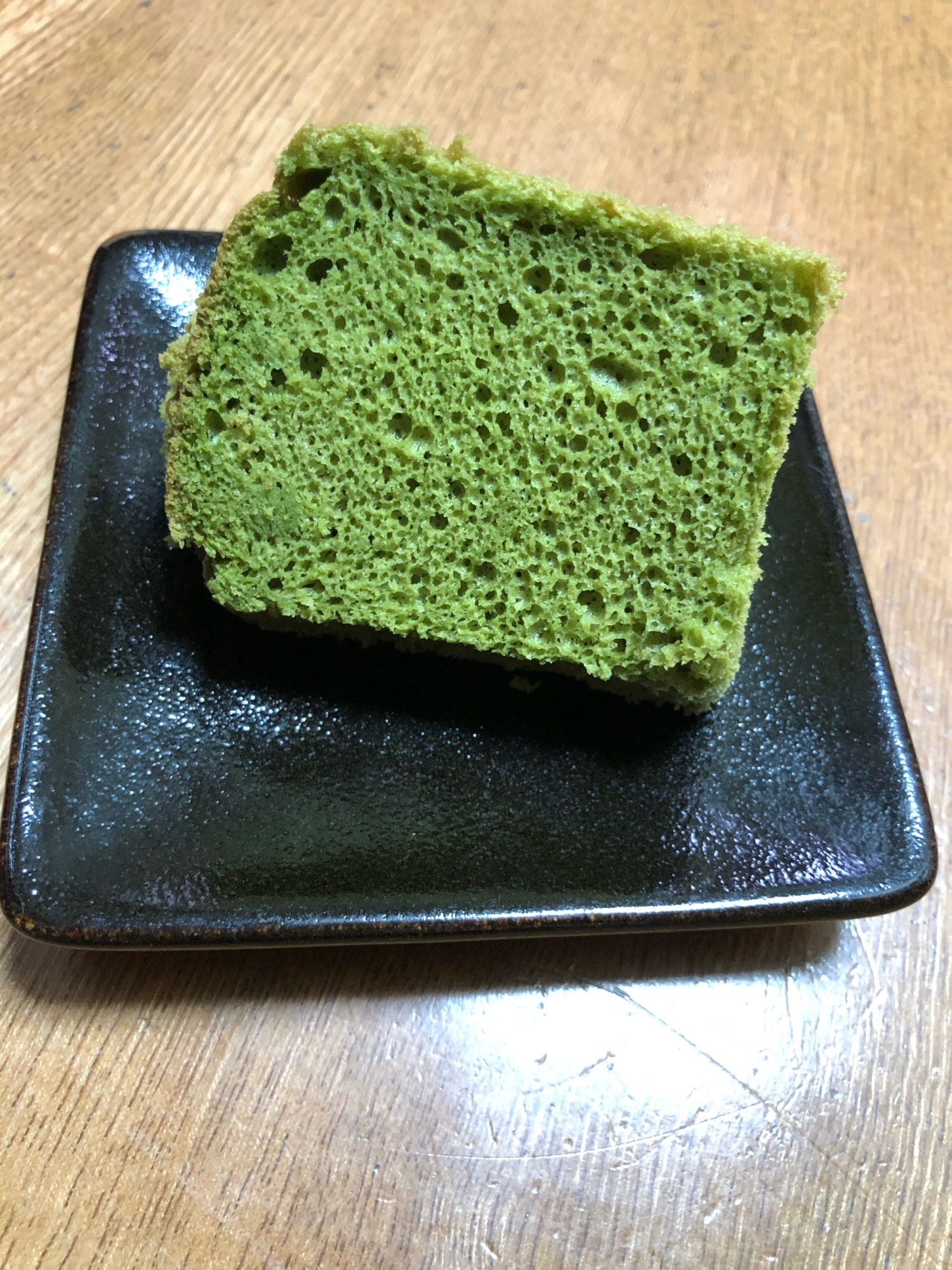 米粉青汁シフォンケーキ