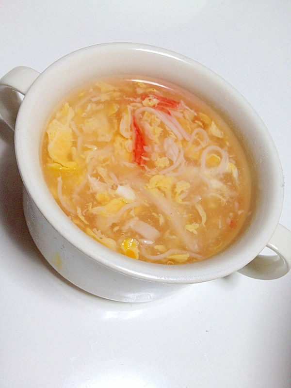 まるでお店のようなフワフワカニ玉スープ レシピ 作り方 By とっこ 楽天レシピ