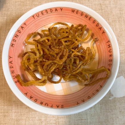 少ない油でかた焼きそばの麺