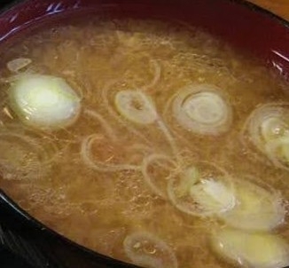 九条ネギ&大根の味噌汁