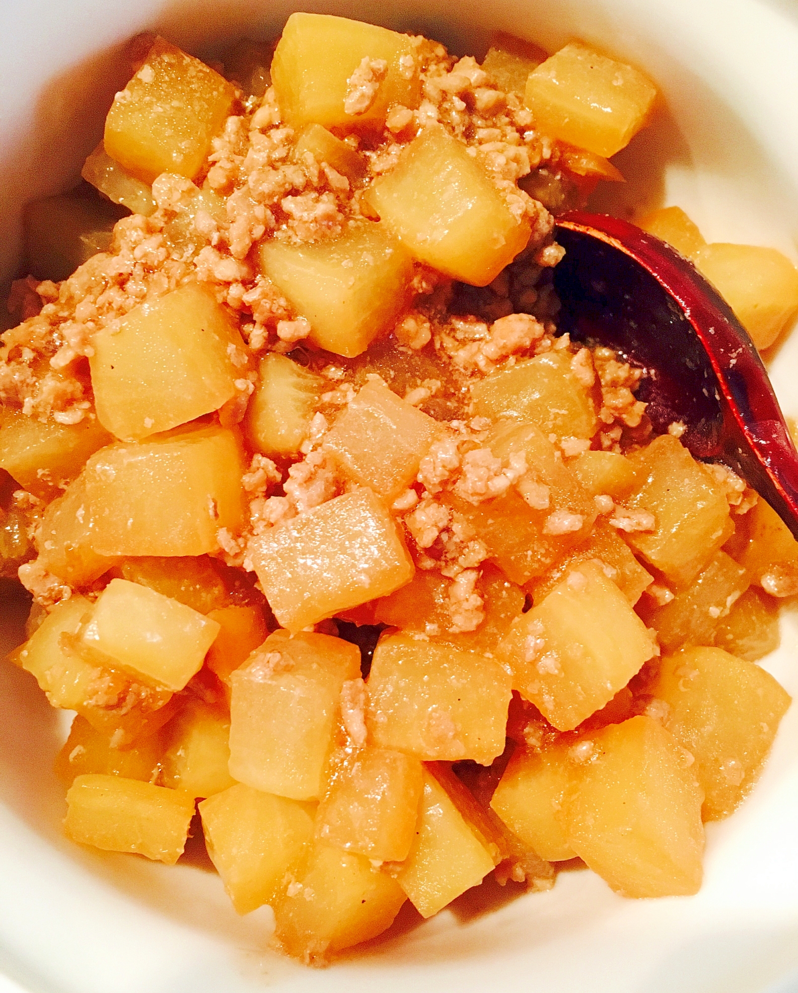 焼き肉のたれで簡単に麻婆大根