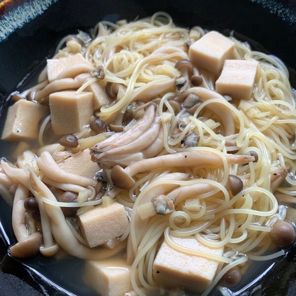 出汁が美味しい アサリのスープスパ レシピ 作り方 By けけり 楽天レシピ 出汁が美味しい アサリのスープスパ レシピ 作り方 By けけり 楽天レシピ