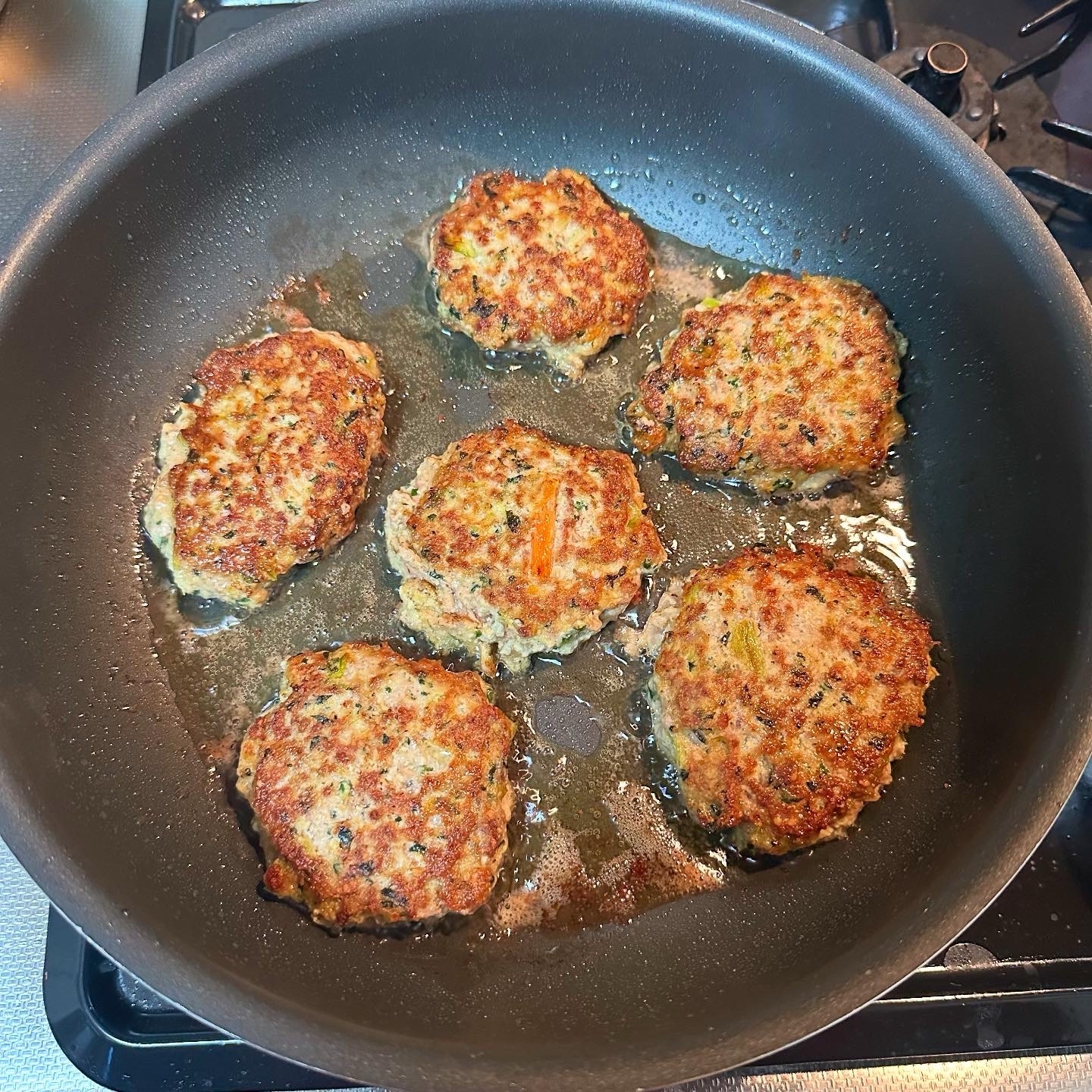 白和えをリメイク！ハンバーグ