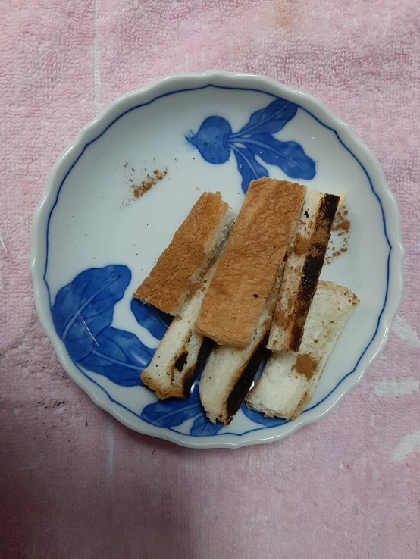 パンの耳でつくる✩彡シュガーラスク