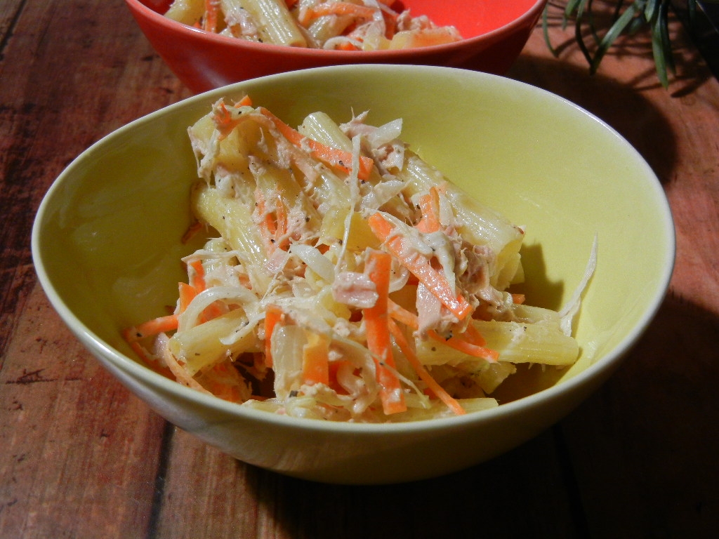 マカロニとツナとニンジンと玉ねぎのサラダ レシピ 作り方 By Kon9093 楽天レシピ