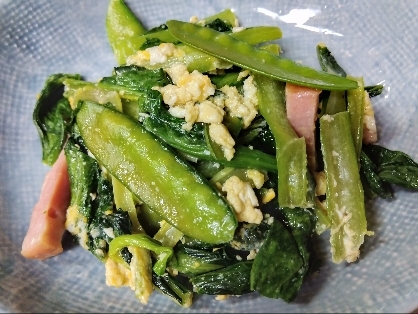 ★小松菜と卵の中華風炒め★