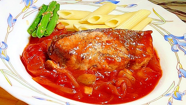 ぶりのムニエル トマトソース煮込み レシピ 作り方 By ひろしん2 楽天レシピ