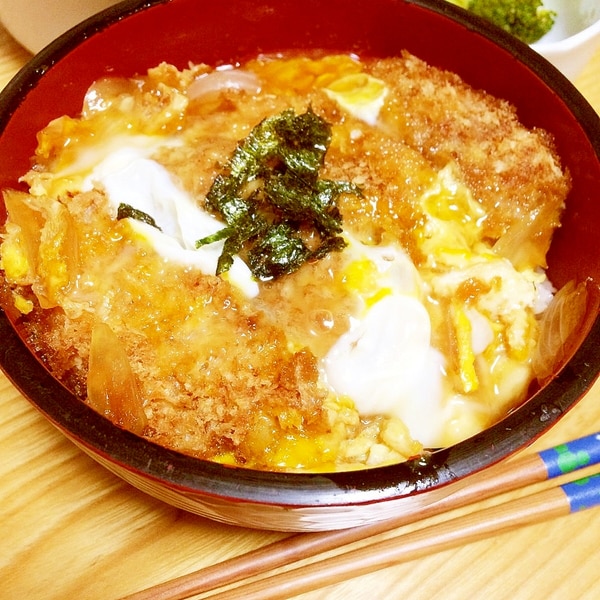卵は1人1個 甘めな我が家のカツ丼 レシピ 作り方 By Happiest 楽天レシピ 卵は1人1個 甘めな我が家のカツ丼 レシピ 作り方 By Happiest 楽天レシピ