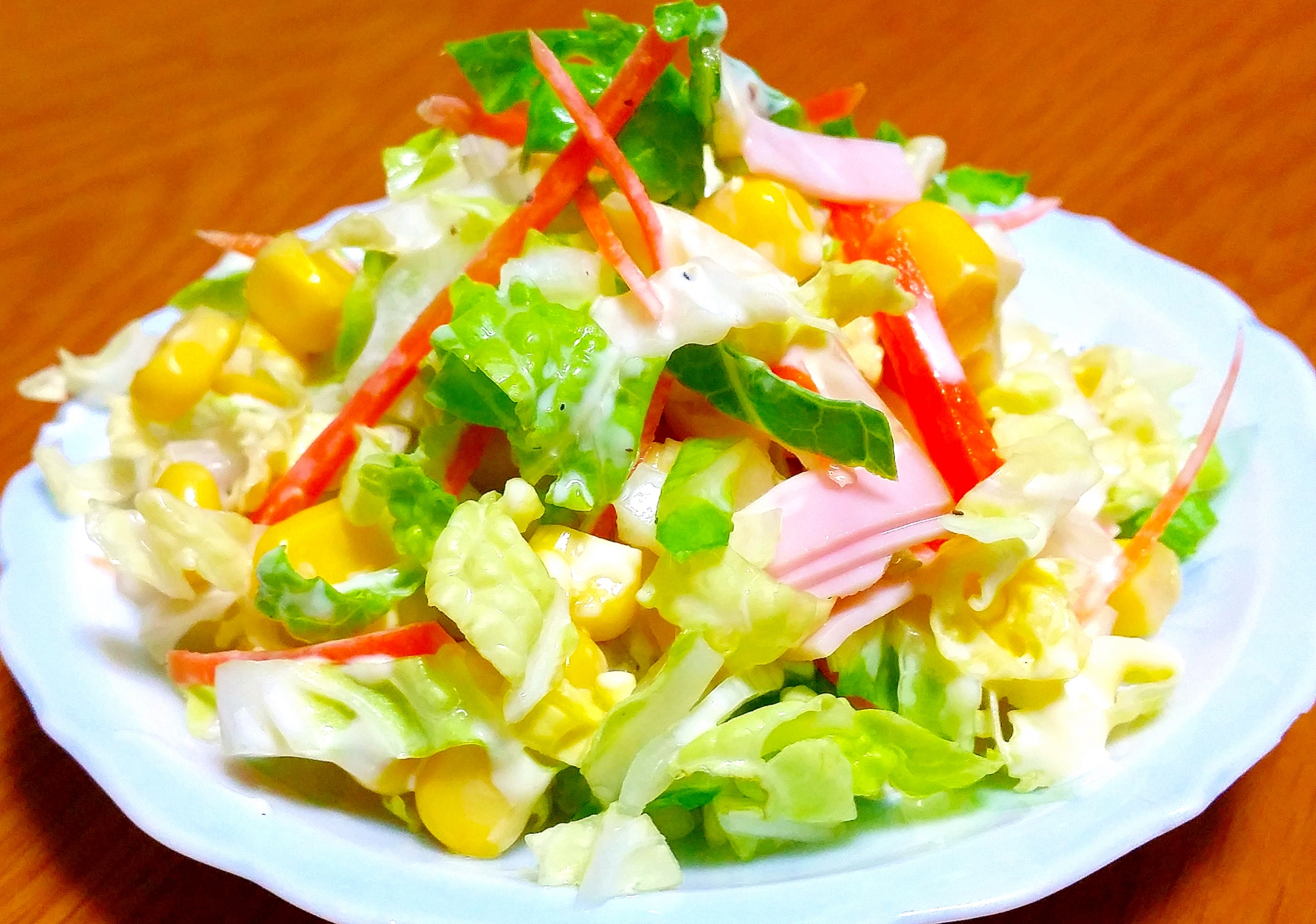 マスタードが隠し味☆白菜で作るコールスロー風サラダ
