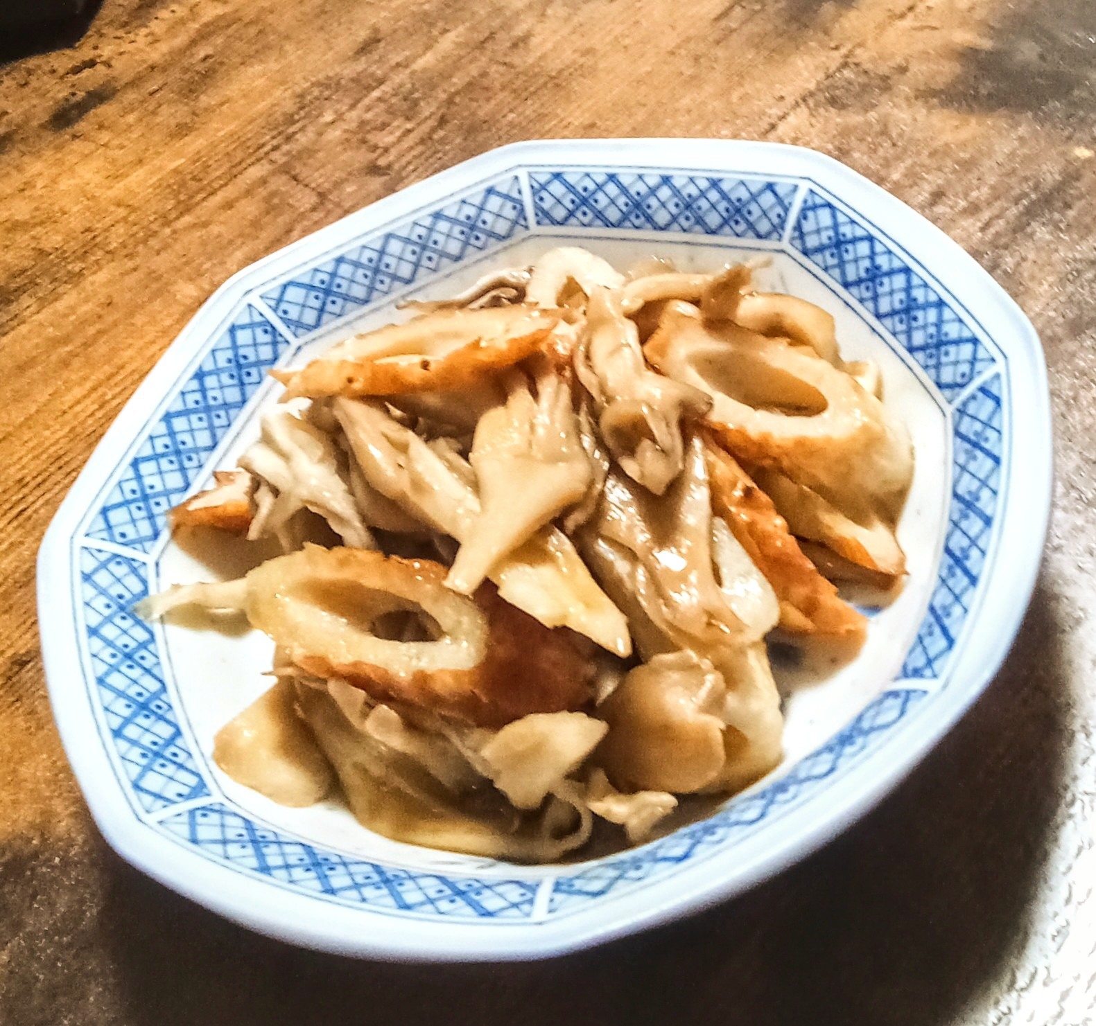 舞茸・竹輪Deめんつゆバター炒め〜今日も簡単〜