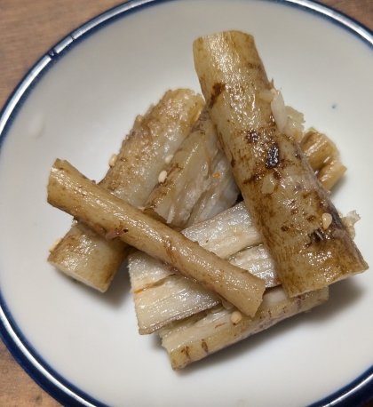 我が家のおせち@たたきごぼう（関東風）