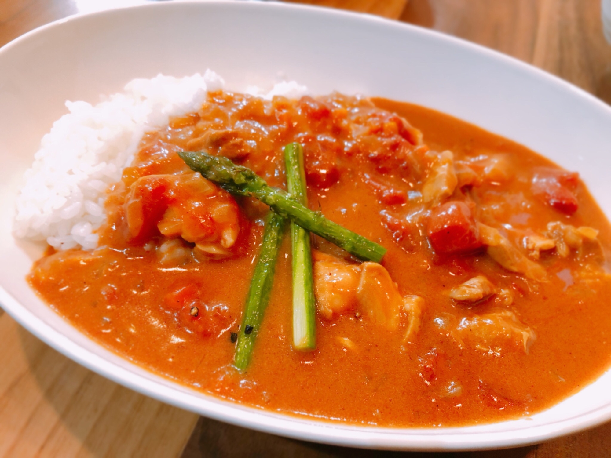 ルーで作る！バターチキンカレー風