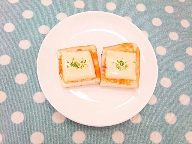 幼児食♡なんちゃってピザトースト