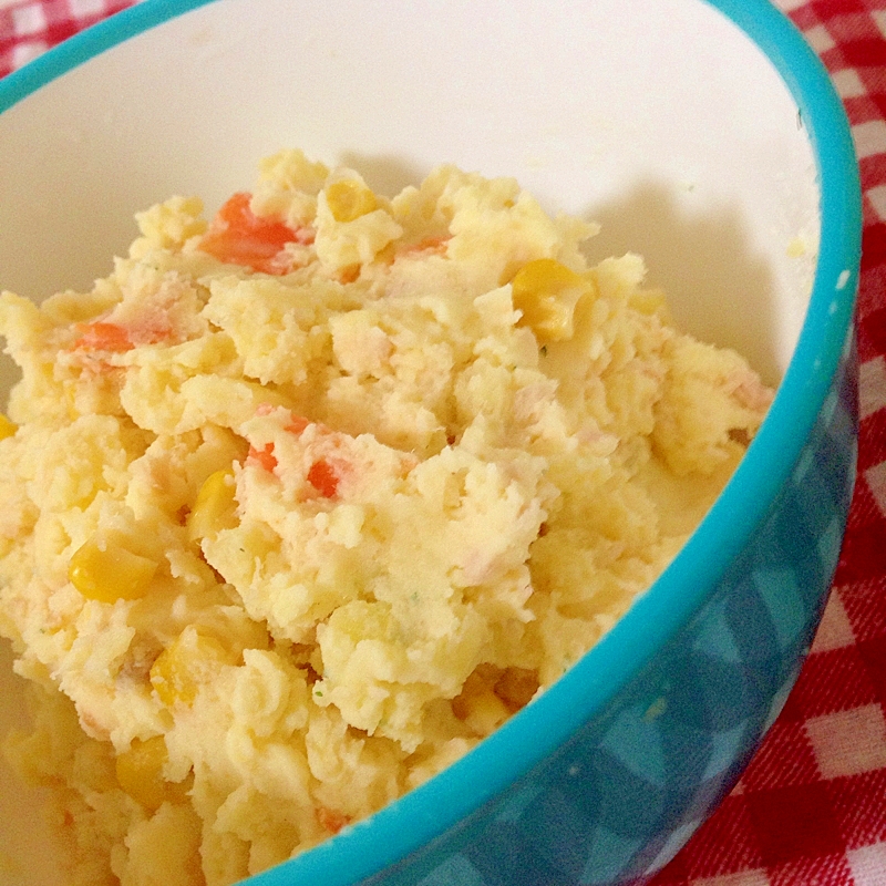 人参とコーンとツナのポテトサラダ レシピ 作り方 By Thank You Good Bye 楽天レシピ