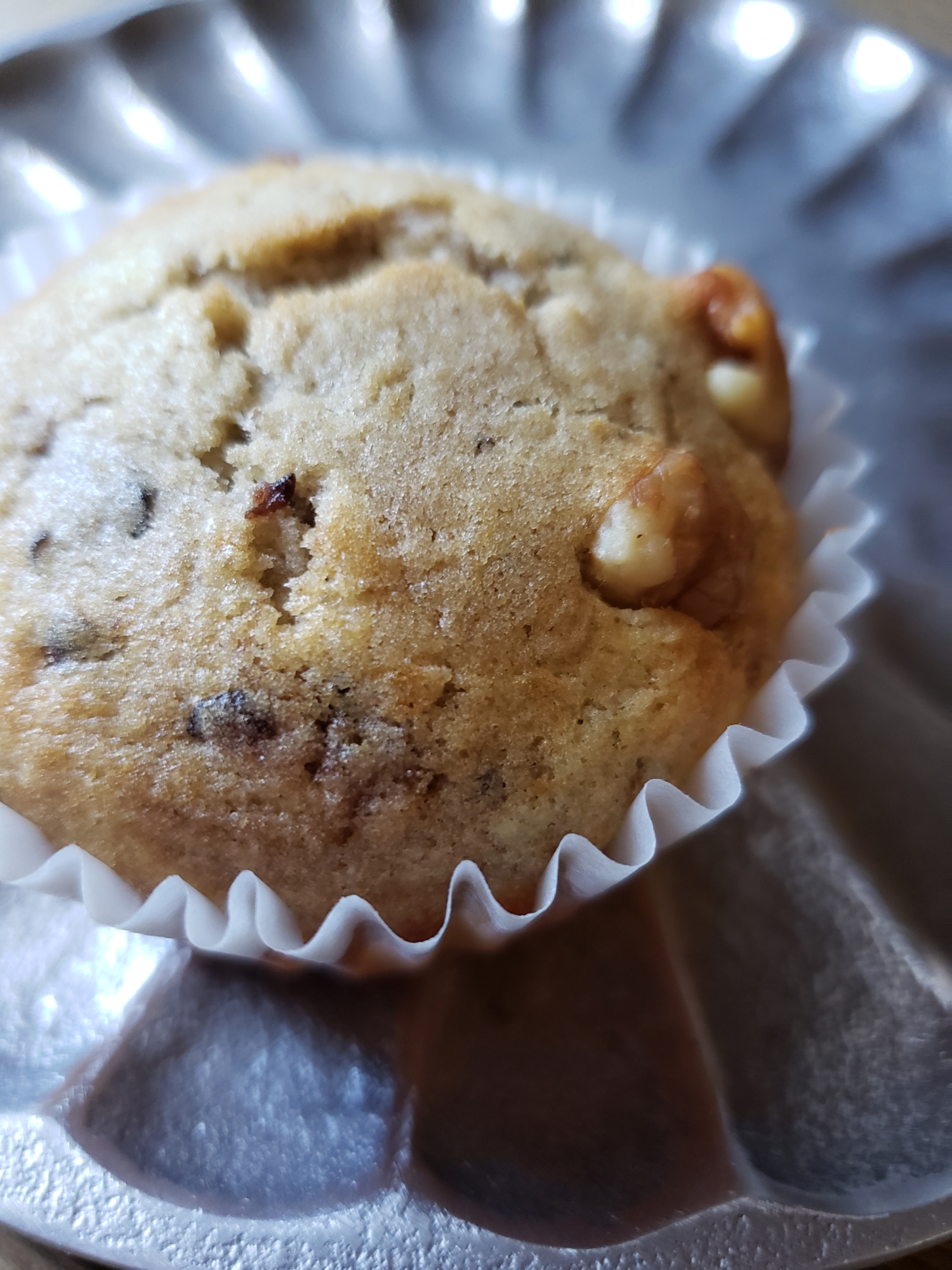 米粉で♪チョコチップとくるみのマフィン