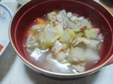 丁寧にできる日の、野菜だけでミネストローネ