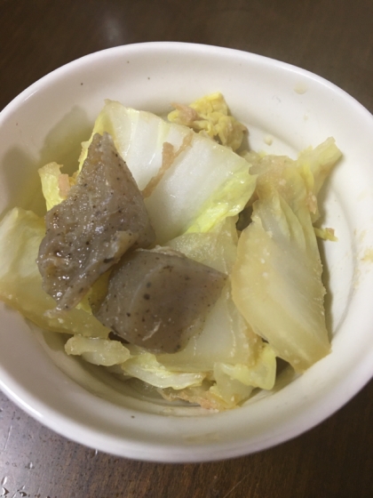 味しみ☆こんにゃく・白菜・ツナの煮もの