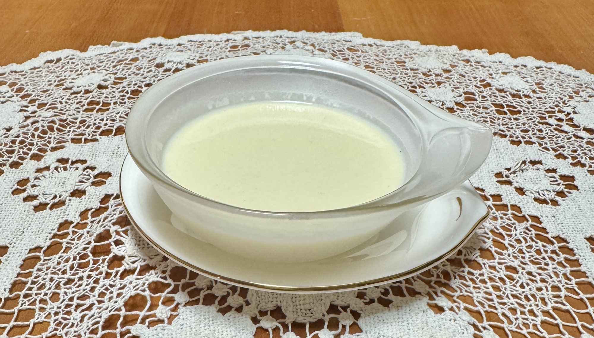 夏は冷製でもꈍ◡ꈍ白ズッキーニの☆ポタージュ