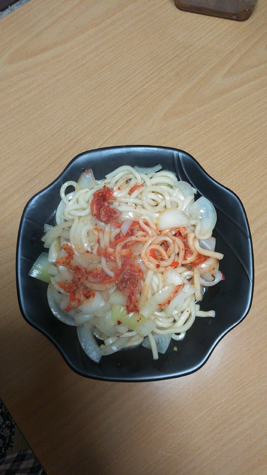 蒸し焼きうどん