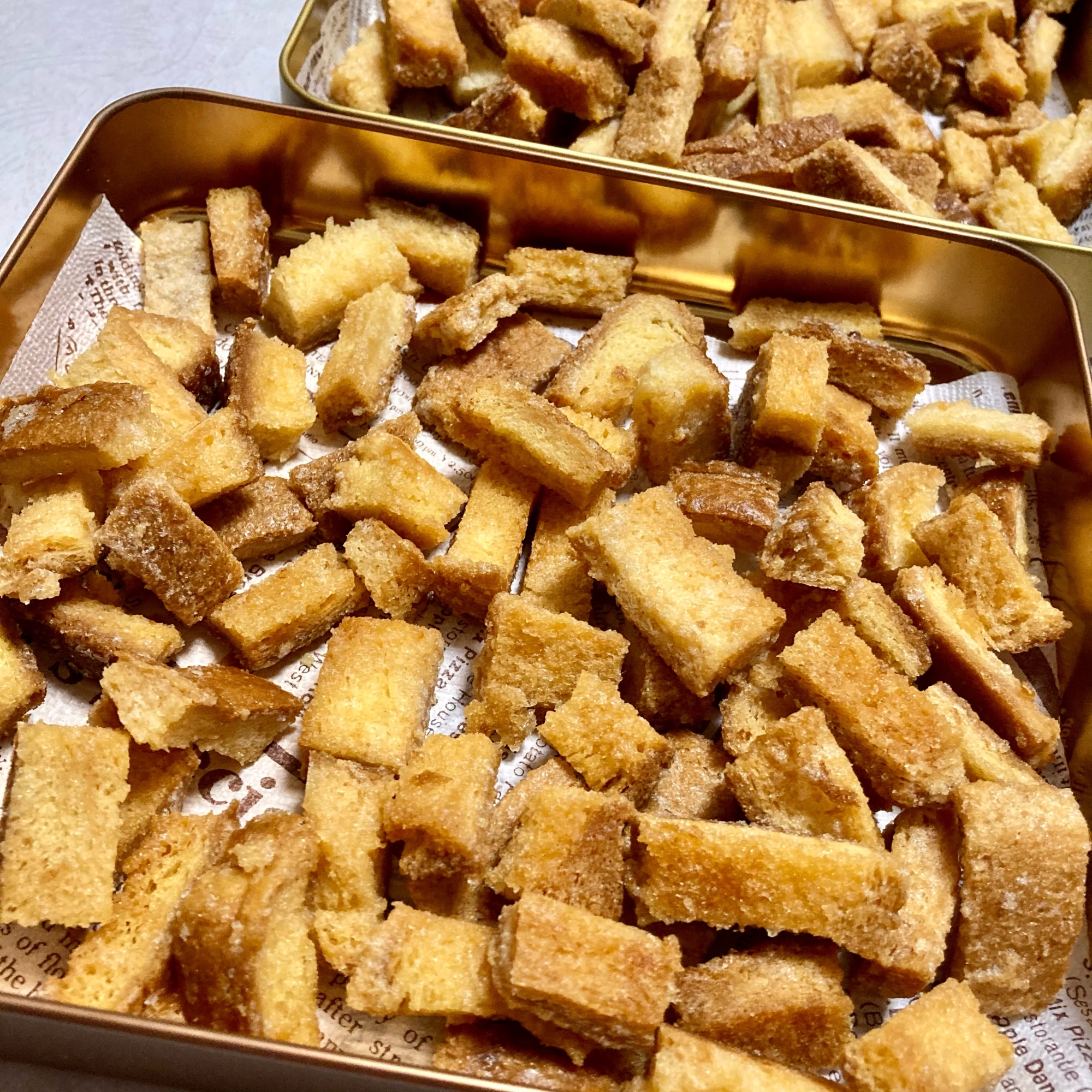 パンの耳で オーブンでサクサクラスク レシピ 作り方 By Tekonani 楽天レシピ パンの耳で オーブンでサクサクラスク レシピ 作り方 By Tekonani 楽天レシピ