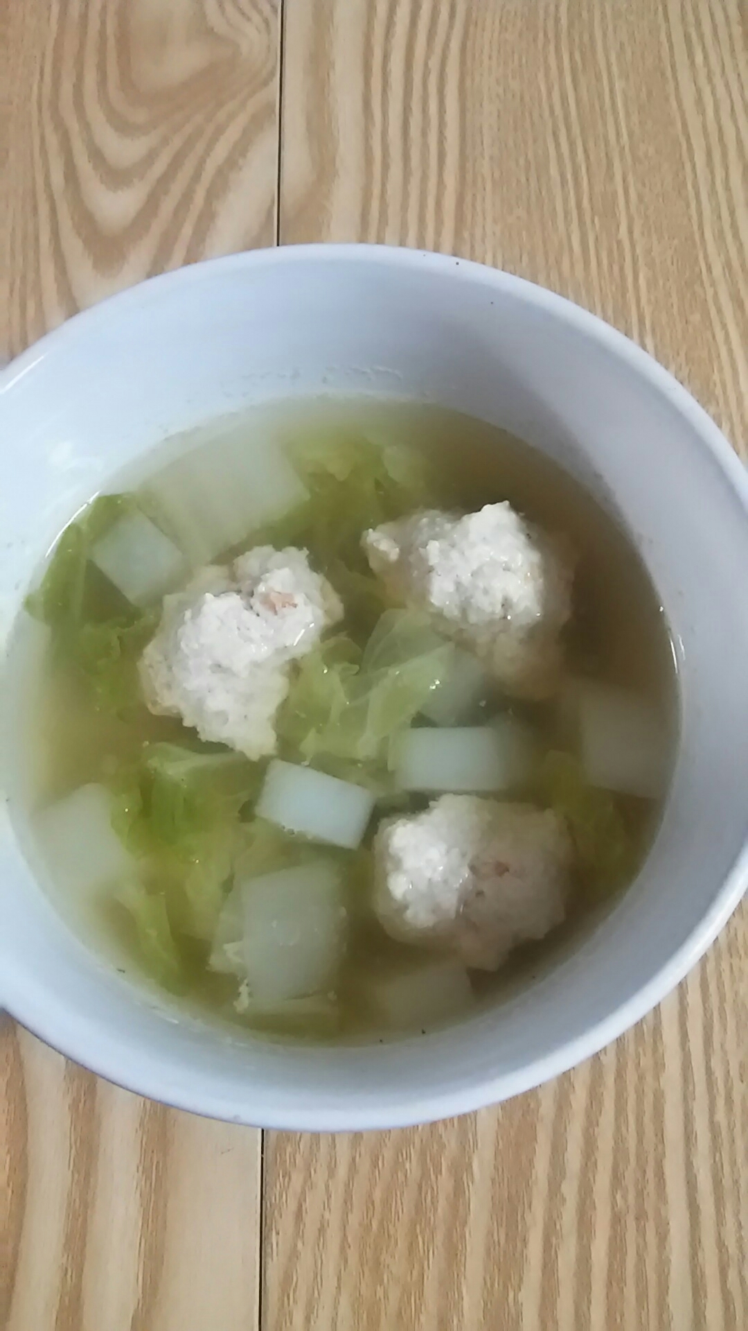 優しいスープ 大根と白菜の鶏だんごスープ レシピ 作り方 By りこ38 楽天レシピ