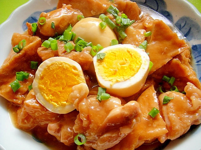 厚揚げと鶏肉の甘辛煮