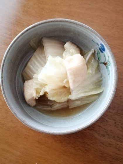 白菜と油揚げのくたっと煮