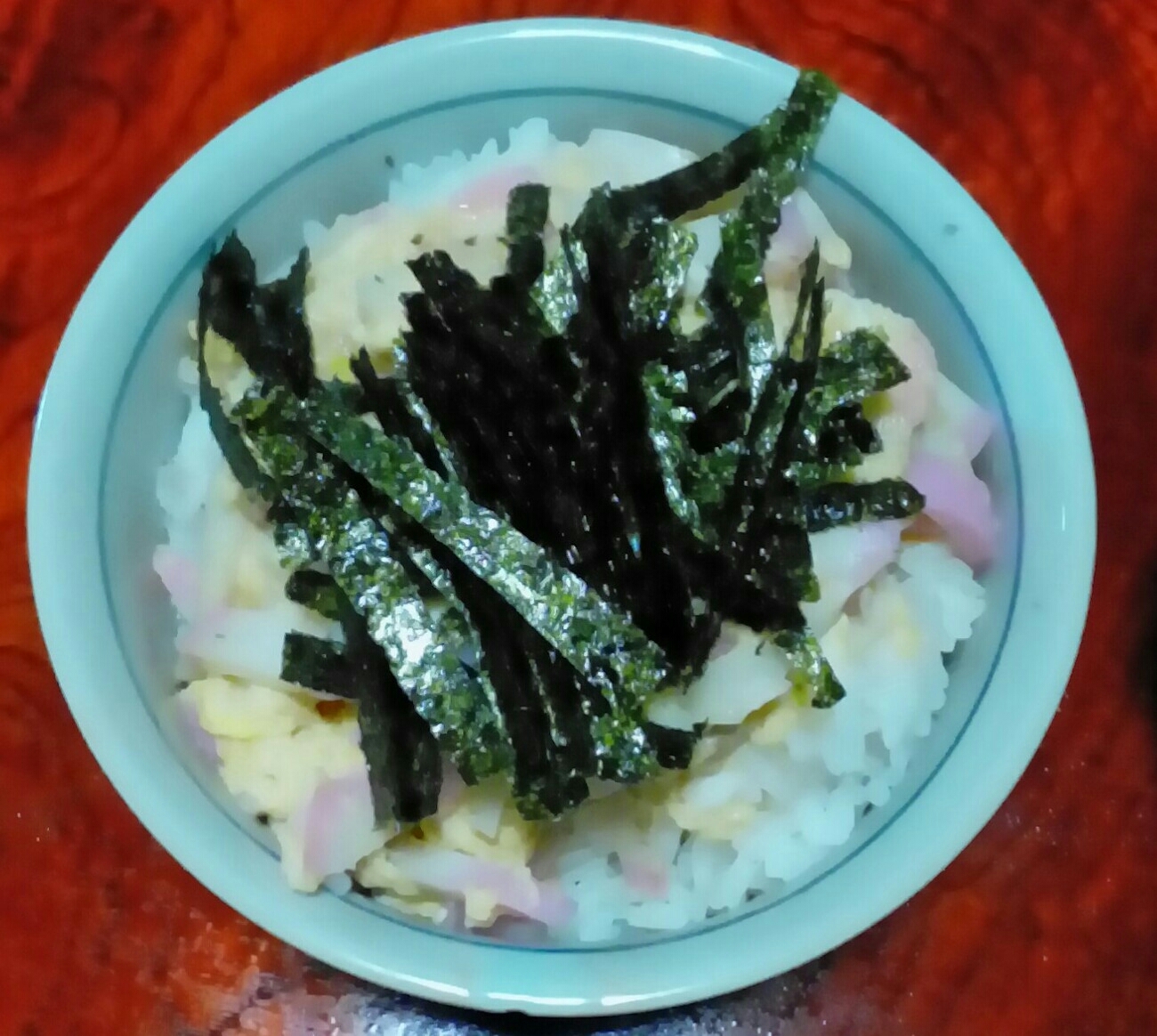 蒲鉾と卵丼