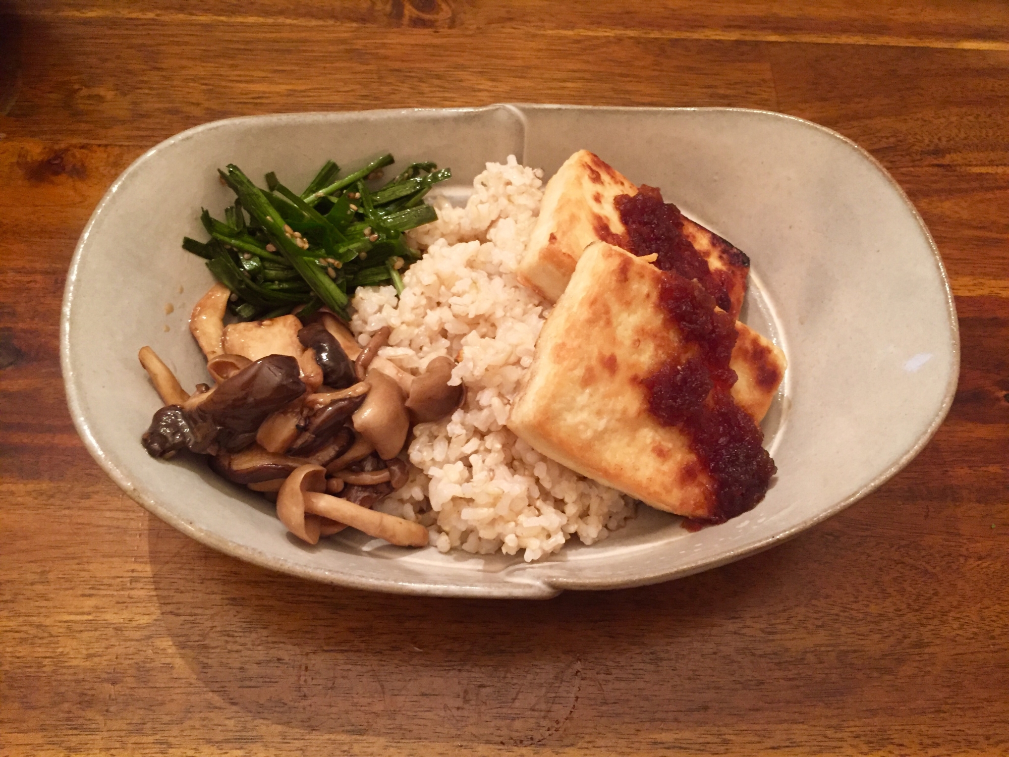 豆腐ステーキ玉ねぎソース