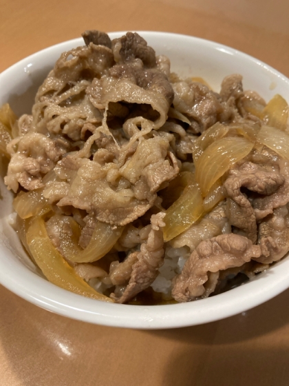 安い牛肉でOK！簡単美味しい♫我が家の牛丼