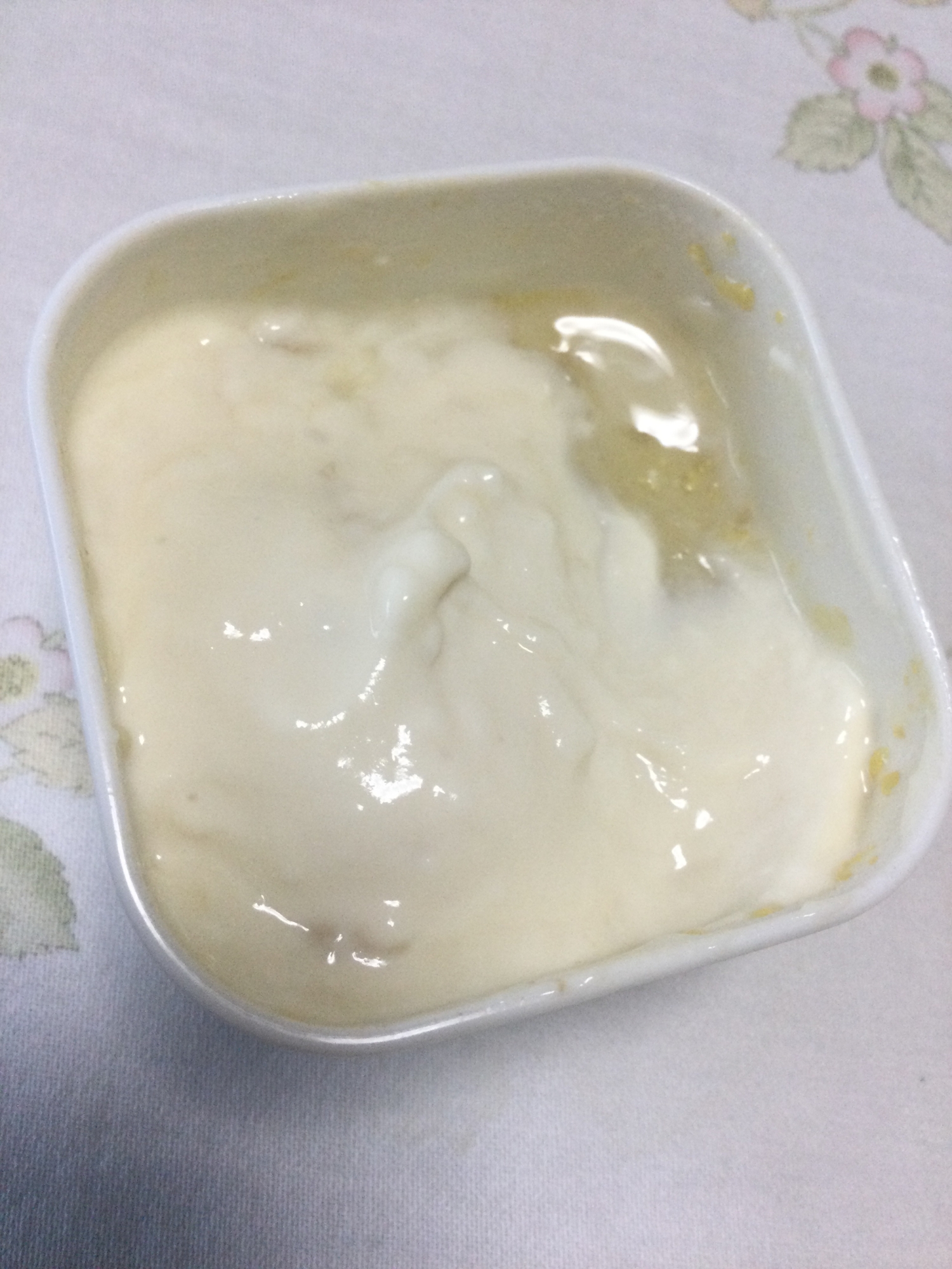 みかんの缶詰の寒天とマシュマロ豆乳ヨーグルト