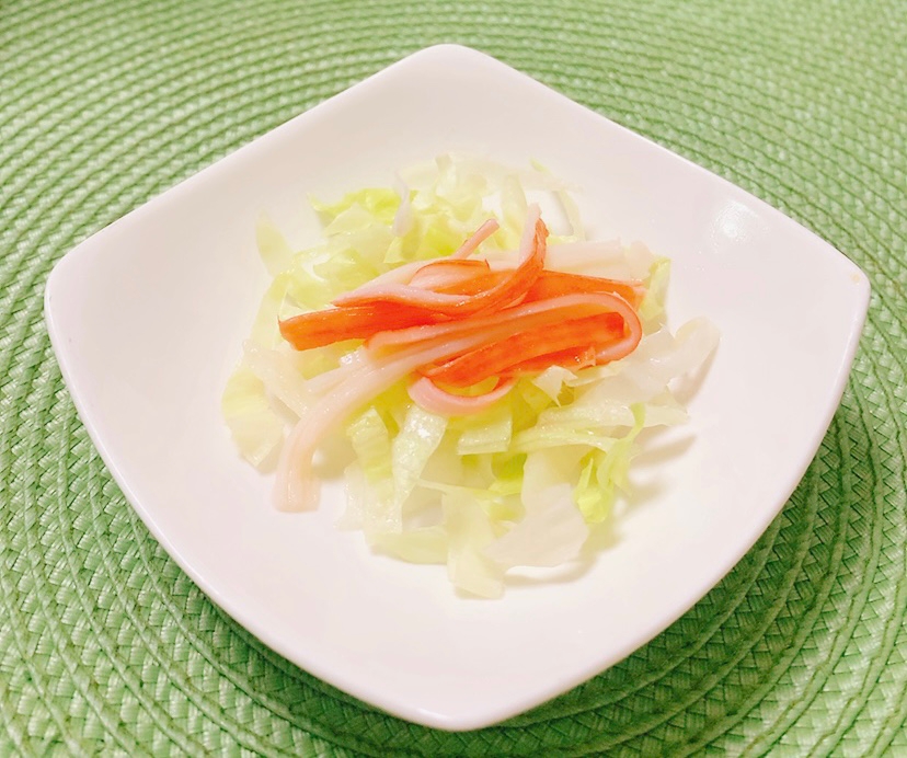 レタスカニカマ♪中華サラダ（千切りorちぎる）