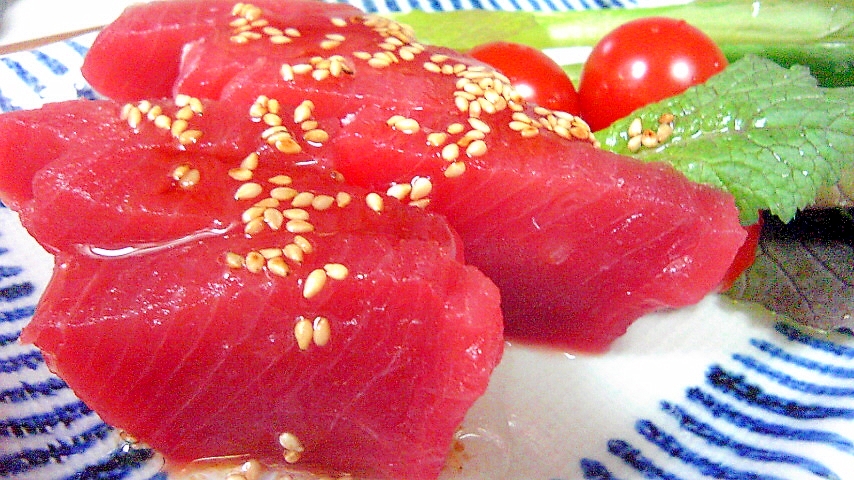 マグロのカルパッチョ風サラダ レシピ 作り方 By Bebe2936 楽天レシピ