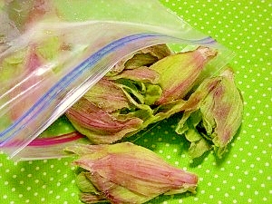 フキノトウの保存は即冷凍!