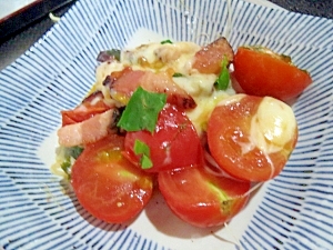 ミニトマトとベーコンのチーズ炒め レシピ 作り方 By Koyoca 楽天レシピ