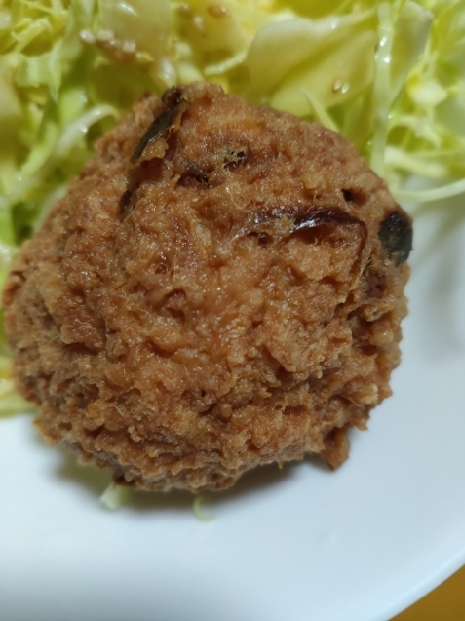 ♪オクラでふんわり♡挽き肉と椎茸のボール揚げ♪