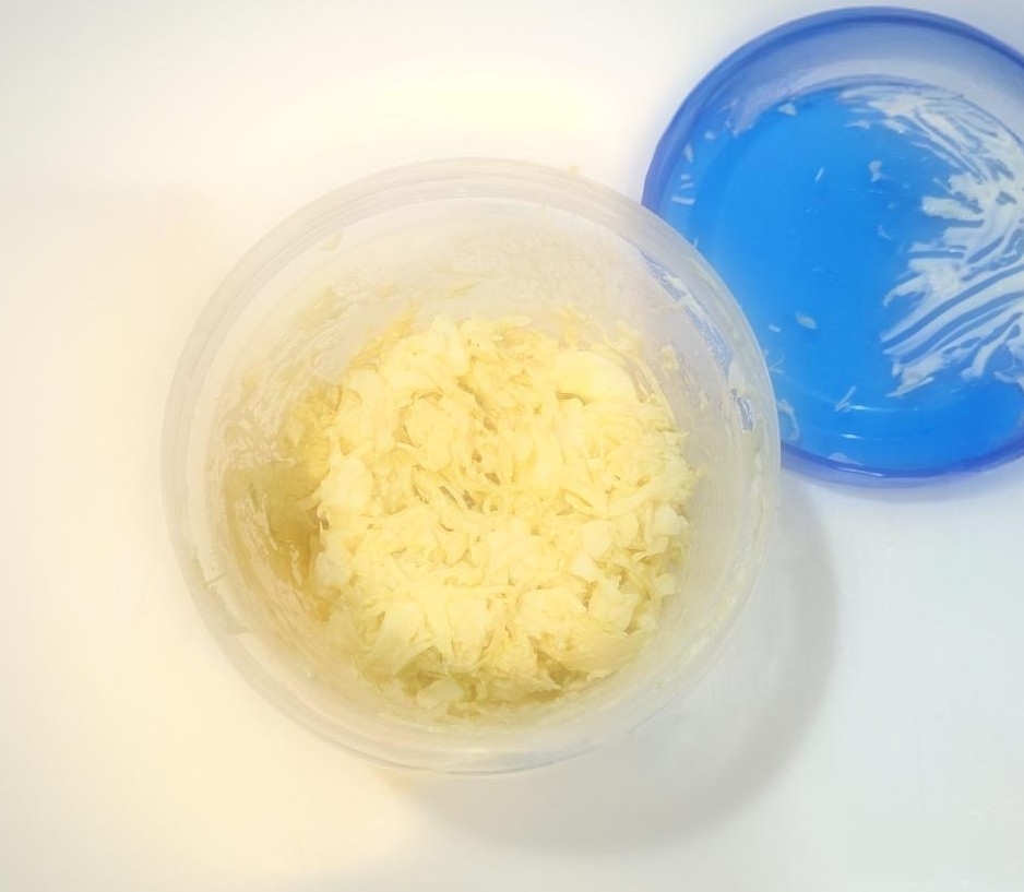 ｷｬﾍﾞﾂと卵の和風ｻﾗﾀﾞ