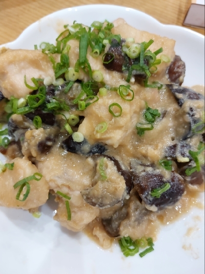 なすと鶏ささみの味噌炒め♪