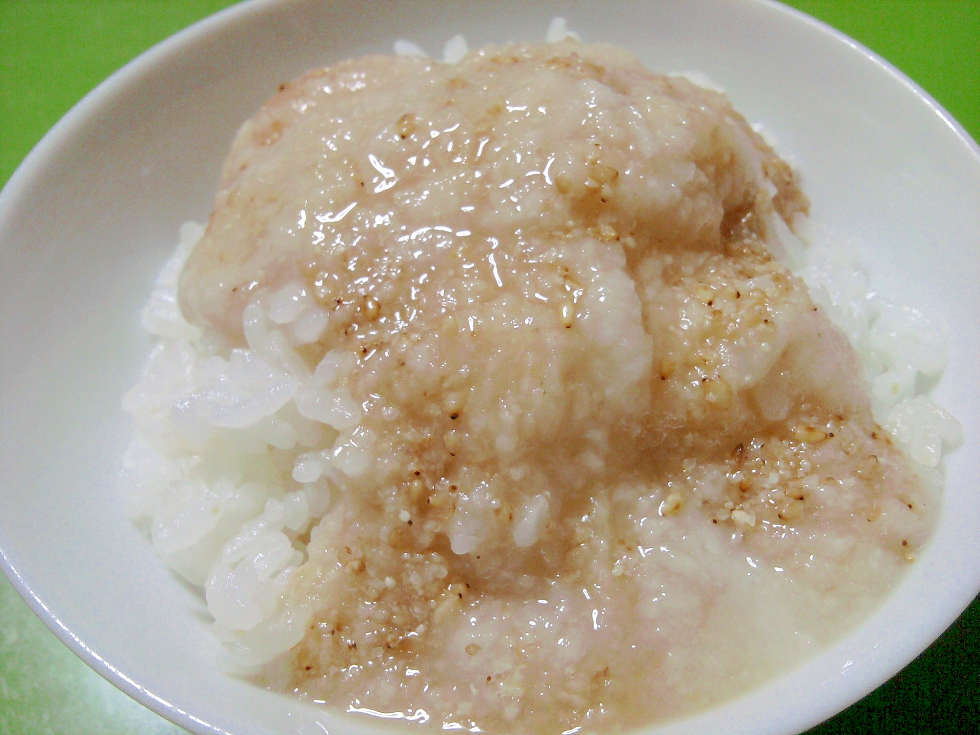 簡単 トロロご飯 すりごま入り レシピ 作り方 By ピラルク姐 楽天レシピ