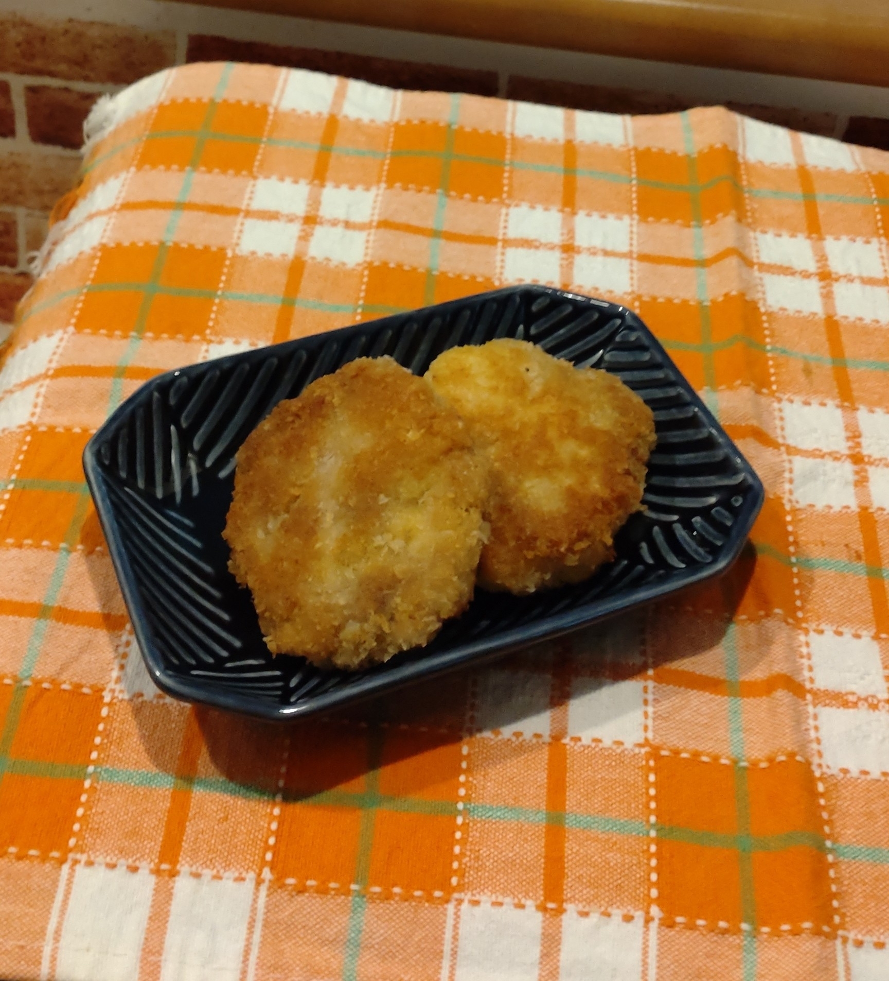 揚げ焼きで節約♡豚こまカツ