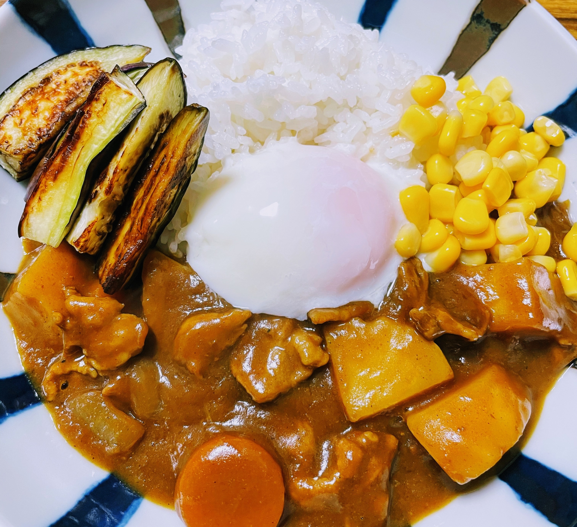 レンジでカレー