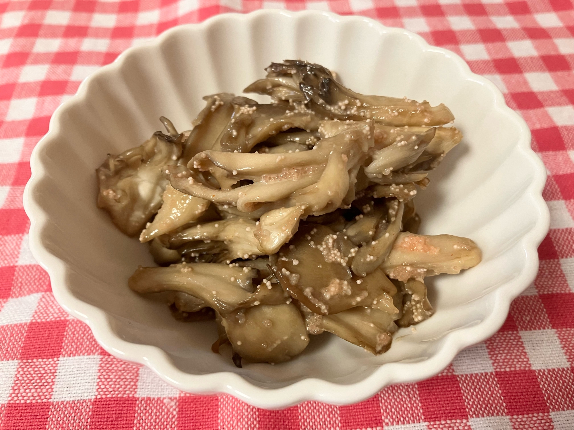 簡単☆おつまみにも!舞茸の明太子ソテー