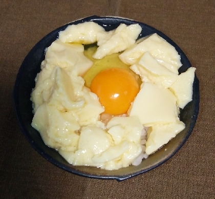 卵豆腐入り♪ぷるぷるTKG