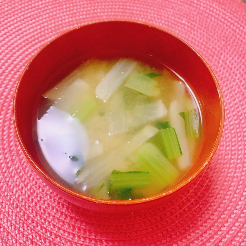 小松菜大根のお味噌汁✧˖°